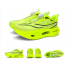 Carbon board running shoes autumn and winter rotating buckle sports double mesh shoes ultra light shock absorption+ultra light carbon board+rotating buckle fluorescent green Carbon board running shoes autumn and winter rotating buckle sports double mesh shoes ultra light shock absorption+ultra light carbon board+rotating buckle fluorescent green