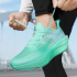 Women's running shoes, breathable full palm carbon plate soft sole, lightweight shock-absorbing sports shoes+ultra light carbon plate cyan Women's running shoes, breathable full palm carbon plate soft sole, lightweight shock-absorbing sports shoes+ultra light carbon plate cyan