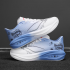 Carbon board running shoes racing professional sports competition ultra light rebound running shoes sports shoes blue Carbon board running shoes racing professional sports competition ultra light rebound running shoes sports shoes blue