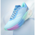 Carbon board running shoes racing professional sports competition ultra light rebound running shoes sports shoes Bright Blue