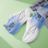 Carbon board running shoes racing professional sports competition ultra light rebound running shoes sports shoes blue Carbon board running shoes racing professional sports competition ultra light rebound running shoes sports shoes blue