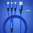 A 47.24-inch 3-in-1 multi-function charging cable