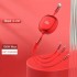 3-in-1 retractable mobile phone data cable smooth, flat shape silicone material