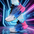 Carbon board running shoes, sports double mesh shoes, ultra light shock-absorbing running shoes, 8pro double mesh ultra light high elasticity rose pink Carbon board running shoes, sports double mesh shoes, ultra light shock-absorbing running shoes, 8pro double mesh ultra light high elasticity rose pink