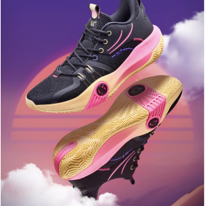 Basketball shoes men's 361 men's shoes sports shoes autumn new shock-absorbing rebound practical wear-resistant breathable sneakers black