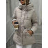 Women'S Winter Quilted Hooded Jacket with Adjustable Waist & Full-Zip Closure - Insulated Puffer Coat, Machine Washable, 5 Color Options Women'S Winter Quilted Hooded Jacket with Adjustable Waist & Full-Zip Closure - Insulated Puffer Coat, Machine Washable, 5 Color Options