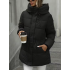 Women'S Winter Quilted Hooded Jacket with Adjustable Waist & Full-Zip Closure - Insulated Puffer Coat, Machine Washable, 5 Color Options Women'S Winter Quilted Hooded Jacket with Adjustable Waist & Full-Zip Closure - Insulated Puffer Coat, Machine Washable, 5 Color Options