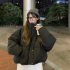 Women'S 2025 Winter Korean Style Oversized Loose-Fit Jacket - Soft Stand Collar Puffer Coat with Full-Zip Closure, Long Sleeve Casual Outerwear, Solid Color (Light Shown) for Everyday & Formal Wear, Warm Insulating Coat for Cold Weather Women'S 2025 Winter Korean Style Oversized Loose-Fit Jacket - Soft Stand Collar Puffer Coat with Full-Zip Closure, Long Sleeve Casual Outerwear, Solid Color (Light Shown) for Everyday & Formal Wear, Warm Insulating Coat for Cold Weather