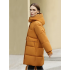 Women'S Cozy Mid-Length Hooded Jacket - Thick Winter Coat with Pockets, Casual Style, Solid Color, Long Sleeves, Perfect for Cold Weather Comfort, Winter Coat Women'S Cozy Mid-Length Hooded Jacket - Thick Winter Coat with Pockets, Casual Style, Solid Color, Long Sleeves, Perfect for Cold Weather Comfort, Winter Coat