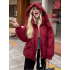Women'S Winter Fashion Padded Coat with Detachable Hood - Warm, Loose Fit, Long Sleeve, Solid Color, Casual Style, Pockets, No Belt, Perfect for Cold Weather, Winter Coat | Casual Style Coat | Padded Coat Women'S Winter Fashion Padded Coat with Detachable Hood - Warm, Loose Fit, Long Sleeve, Solid Color, Casual Style, Pockets, No Belt, Perfect for Cold Weather, Winter Coat | Casual Style Coat | Padded Coat