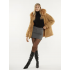 Women'S Winter Faux Fur Collar Zip-Up Parka Coat - Mid-Length Fleece Jacket with Large Pockets & Waist-Cinching, Camel Color, H-Line Silhouette, Full-Zip Closure Women'S Winter Faux Fur Collar Zip-Up Parka Coat - Mid-Length Fleece Jacket with Large Pockets & Waist-Cinching, Camel Color, H-Line Silhouette, Full-Zip Closure