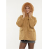 Women'S Winter Faux Fur Collar Zip-Up Parka Coat - Mid-Length Fleece Jacket with Large Pockets & Waist-Cinching, Camel Color, H-Line Silhouette, Full-Zip Closure Women'S Winter Faux Fur Collar Zip-Up Parka Coat - Mid-Length Fleece Jacket with Large Pockets & Waist-Cinching, Camel Color, H-Line Silhouette, Full-Zip Closure