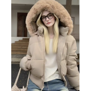 Women'S Waist-Cinching Thickened Short Coat Jacket - Winter Warmth, Structured Fit, Elegant Casual Outerwear for Everyday